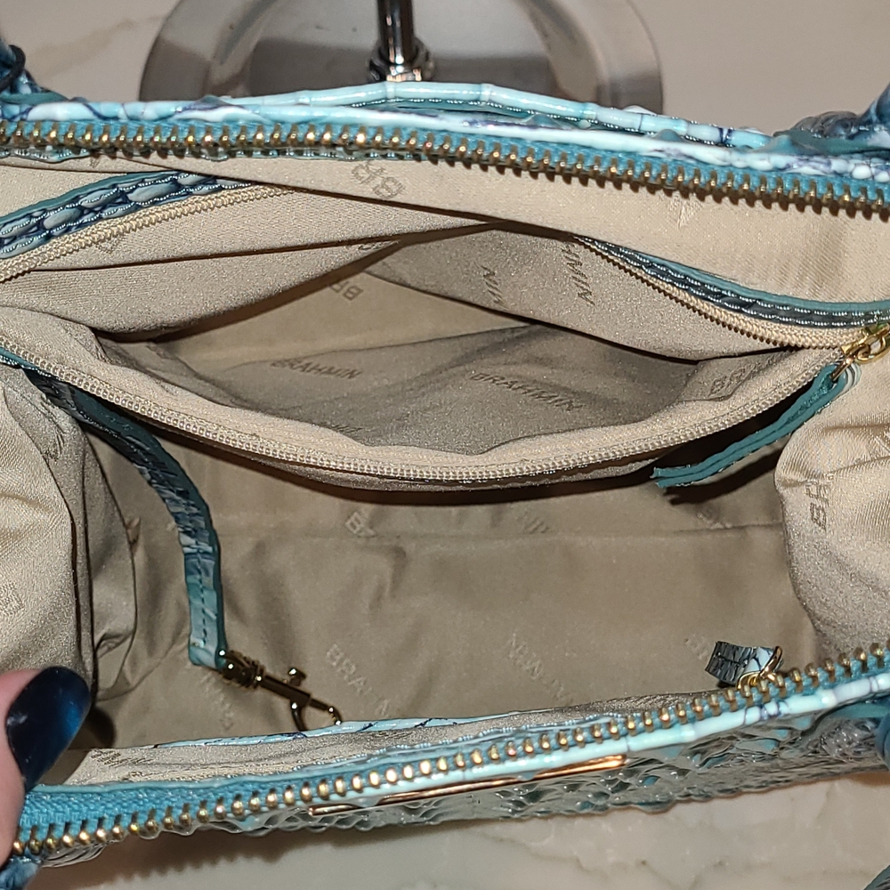 NWT Brahmin Small Caroline Spearmint Ombre Melbourne - Picture 14 of 14